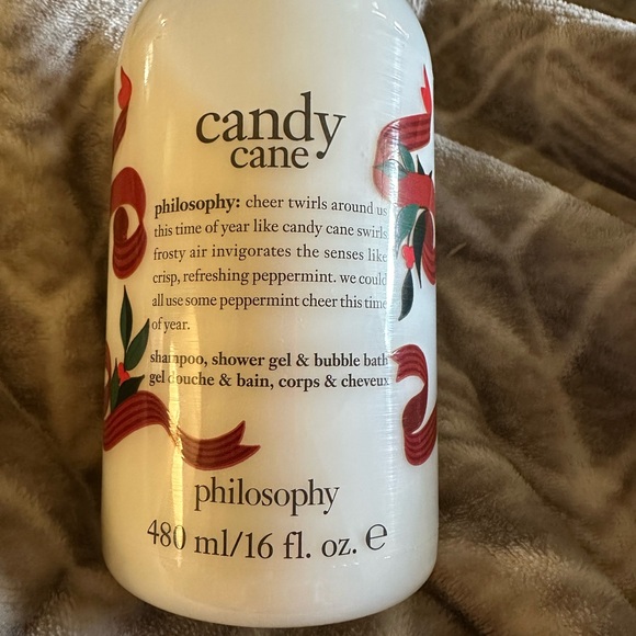 Philosophy Candy Cane Shampoo,shower gel and bubble bath 16oz - Picture 4 of 4